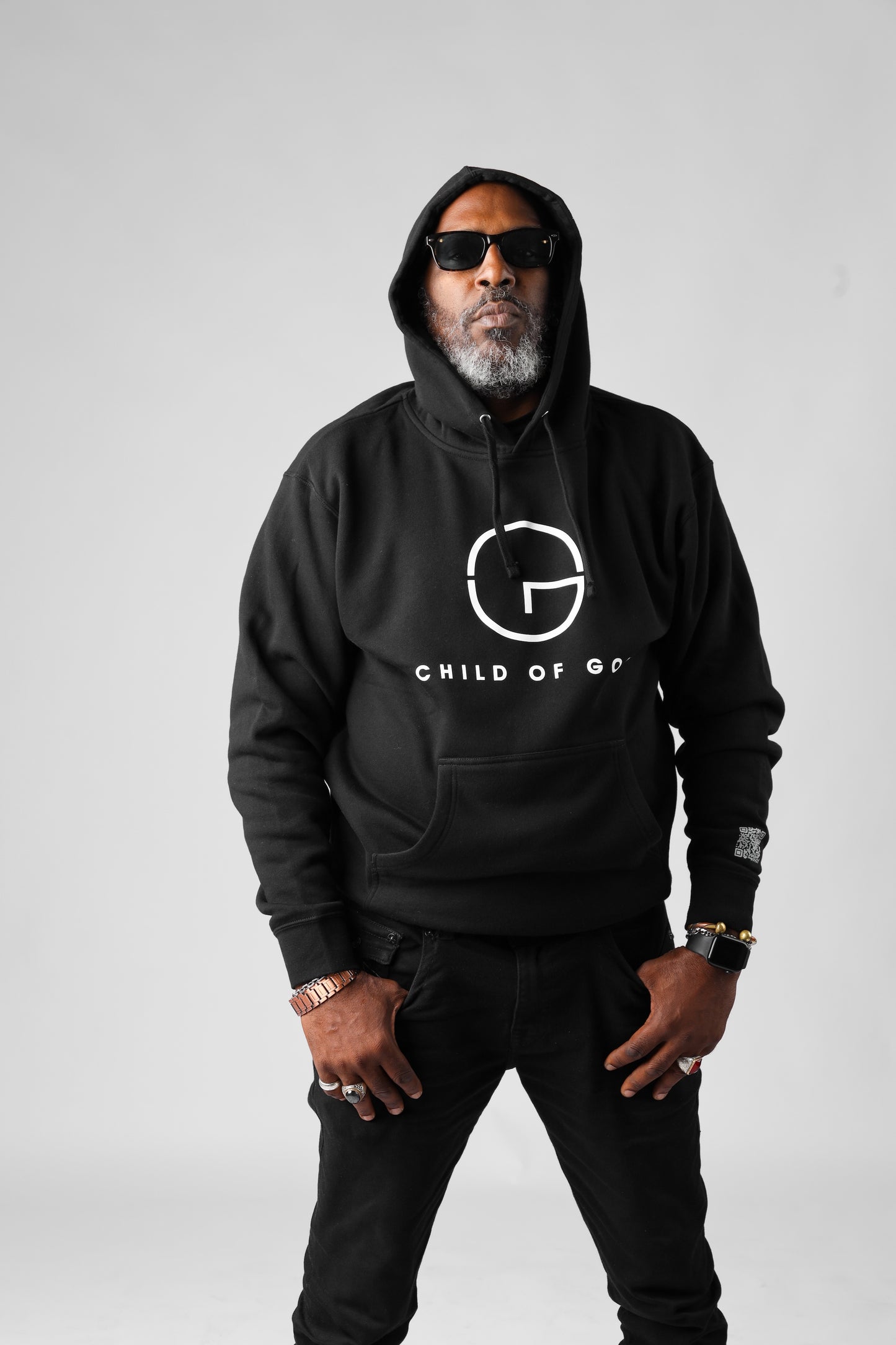 Classic Black COG (Premium Midweight) Hoodie