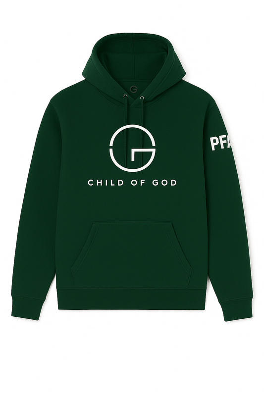 SPECIAL EDITION GREEN COG "WE RAISED EACH OTHER" PFA HOODIE